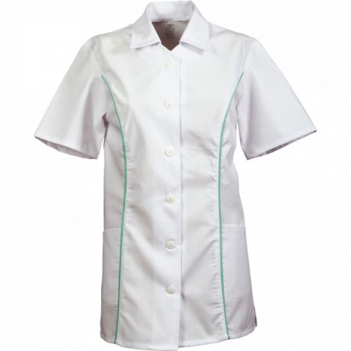 H4903 white short-sleeved tunic for women